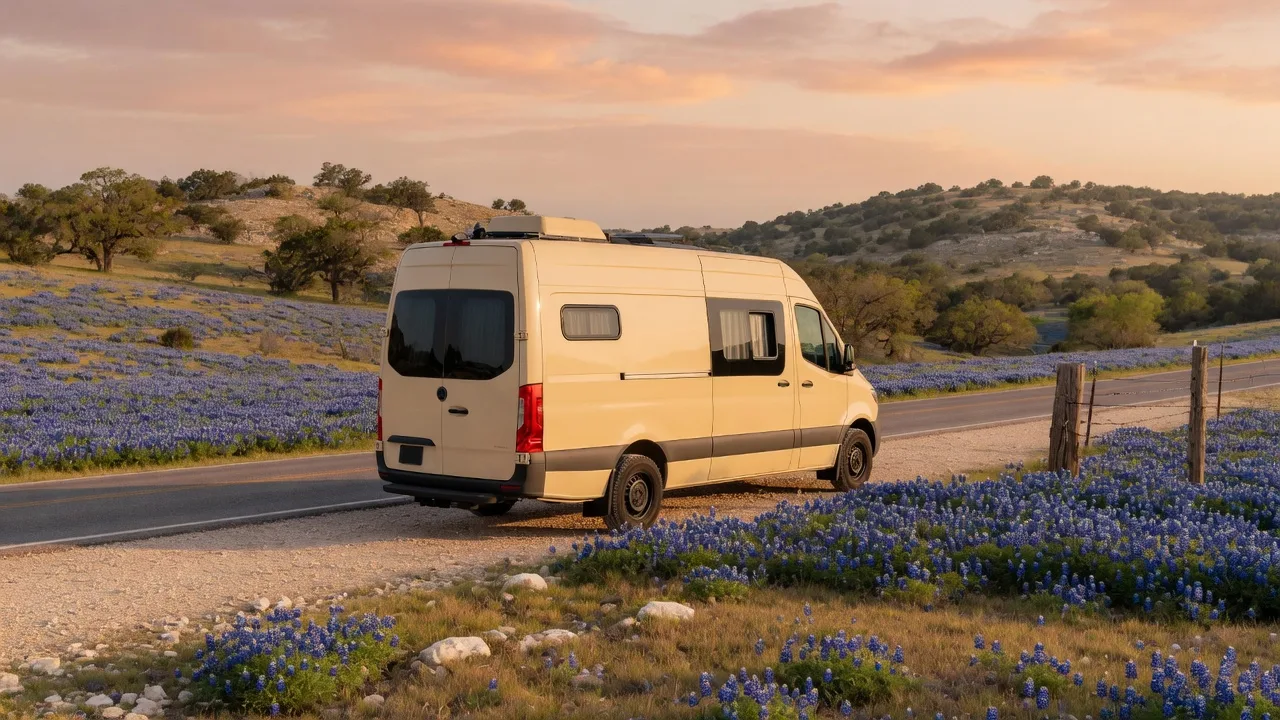 2022 Stealth Camper Van — Low-Roof Build — Promaster camper van for rent in Marfa, Texas