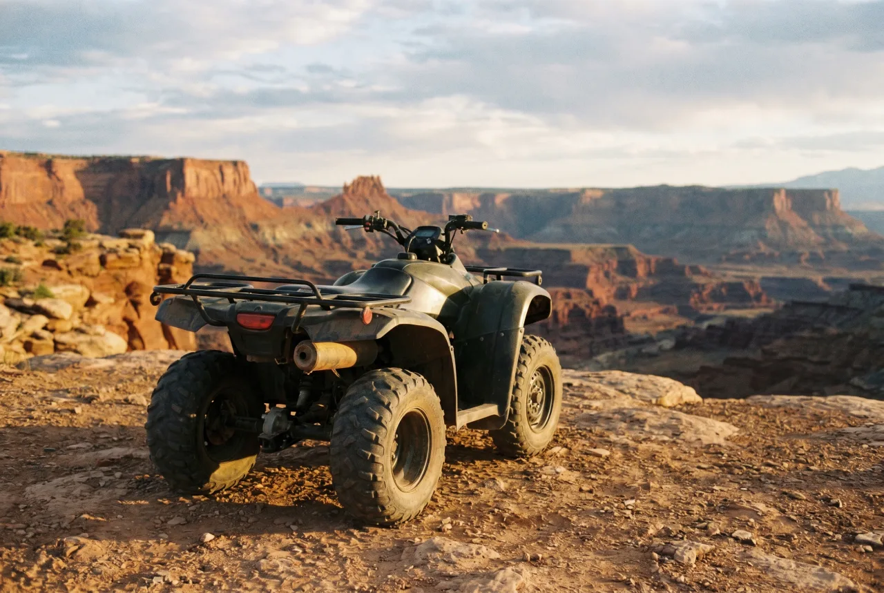 ATV quad staged for a PickRV listing, four-wheel trail machine
