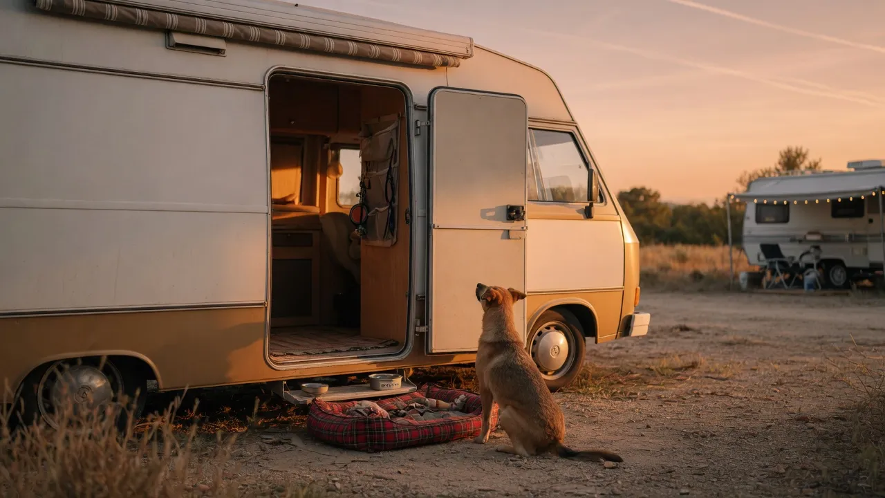 Pet-friendly RV rental — dogs, fees, parks, and heat safety