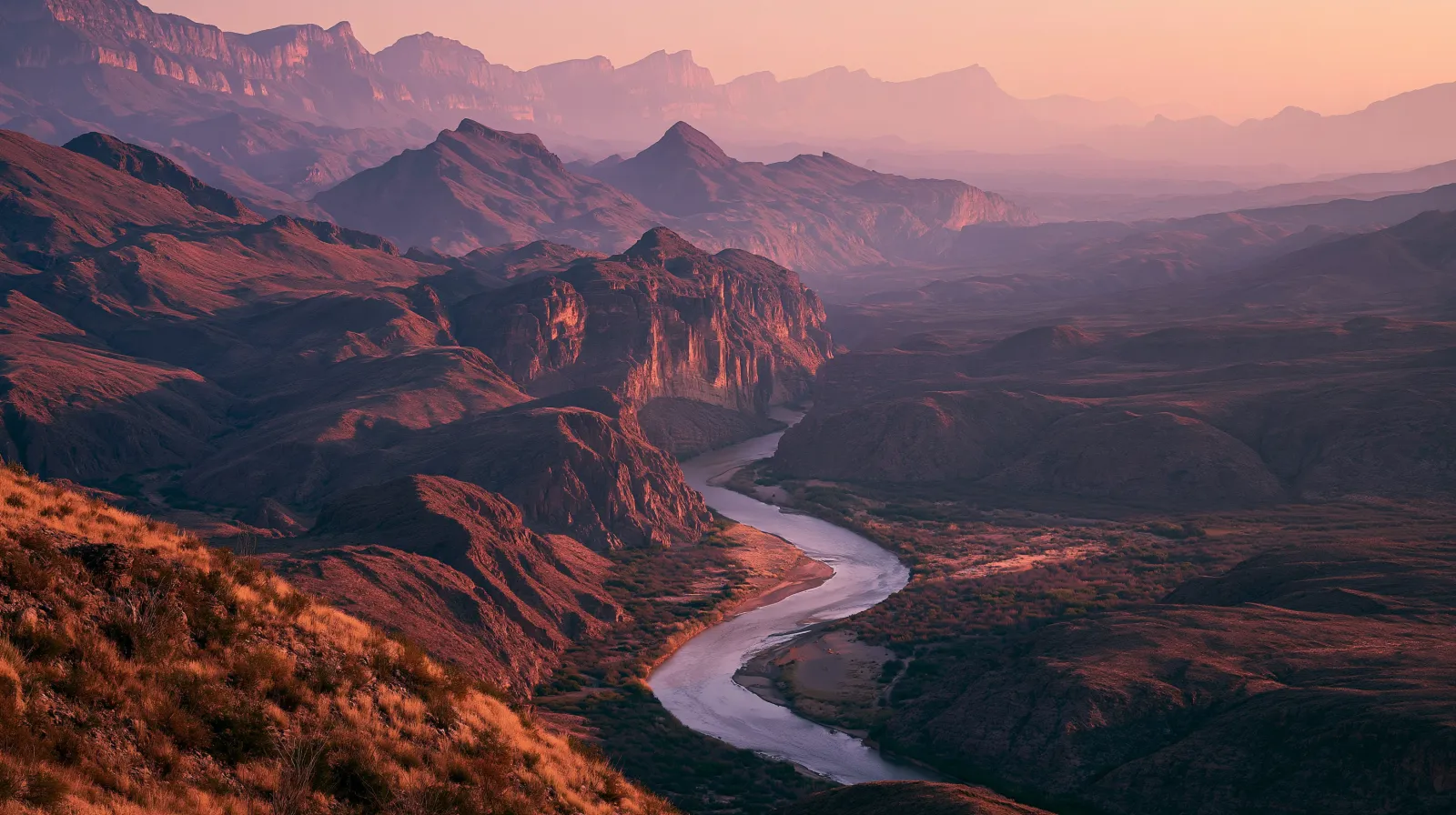 The Chisos Mountains in Big Bend National Park, Texas