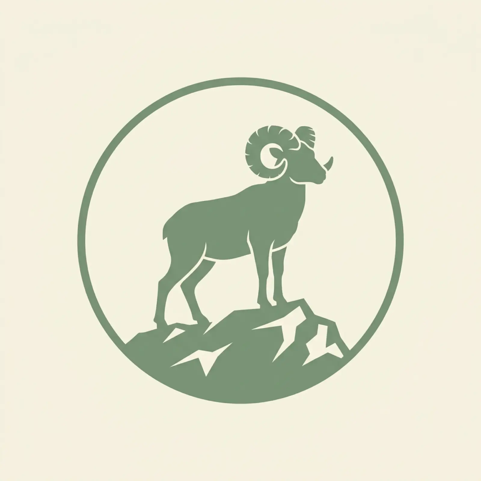 Colorado state mascot illustration — bighorn sheep