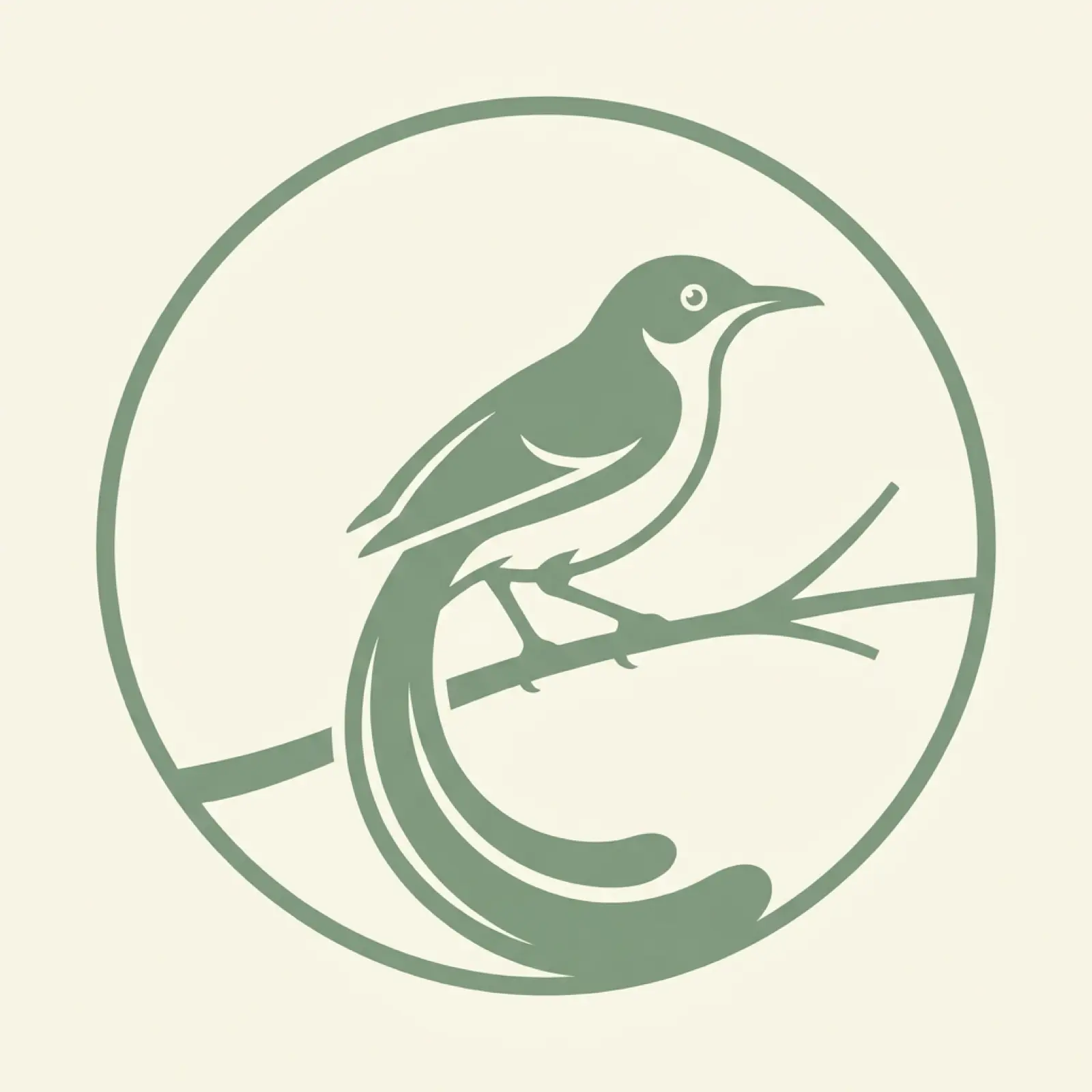 Georgia state mascot illustration — brown thrasher