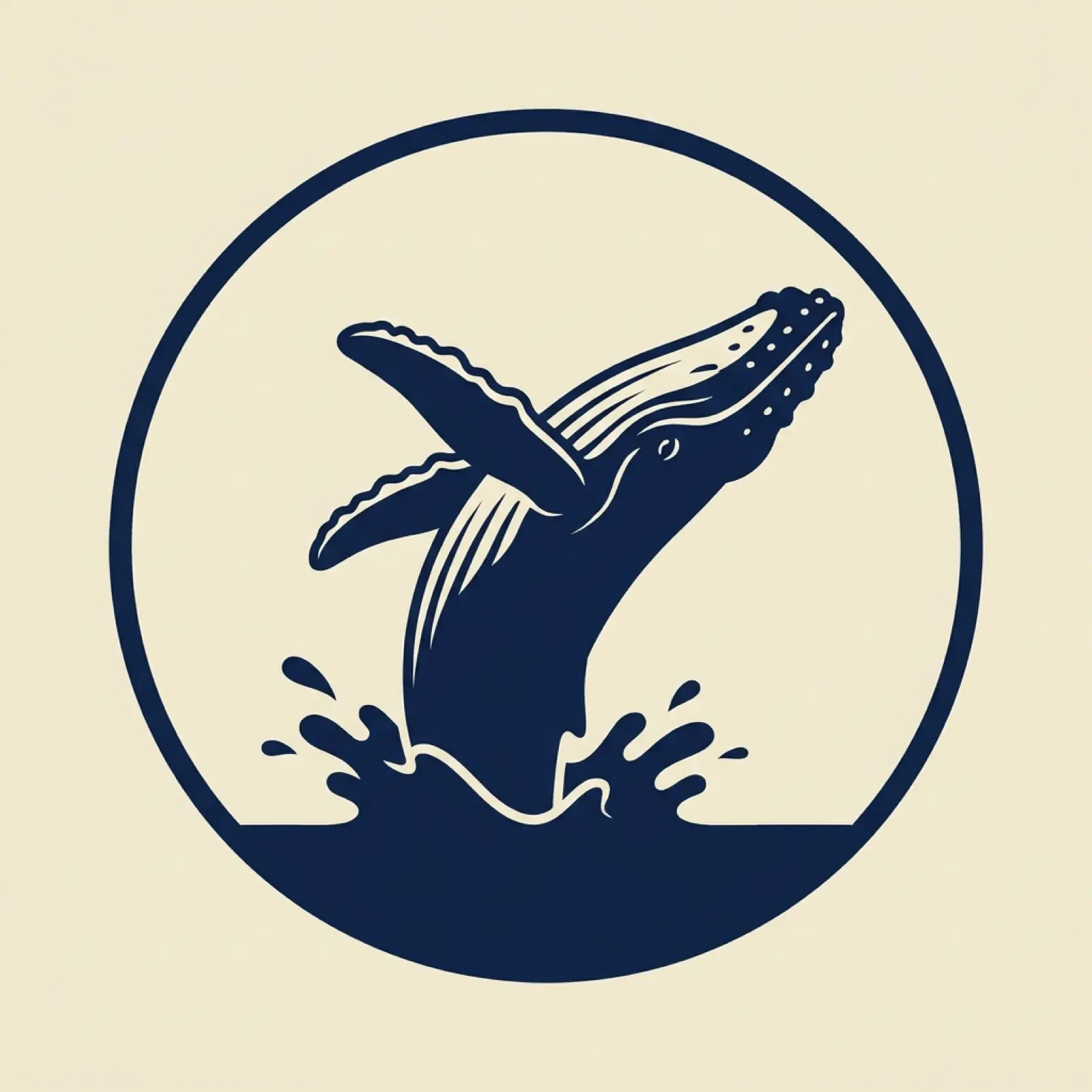 Hawaii state mascot illustration — humpback whale