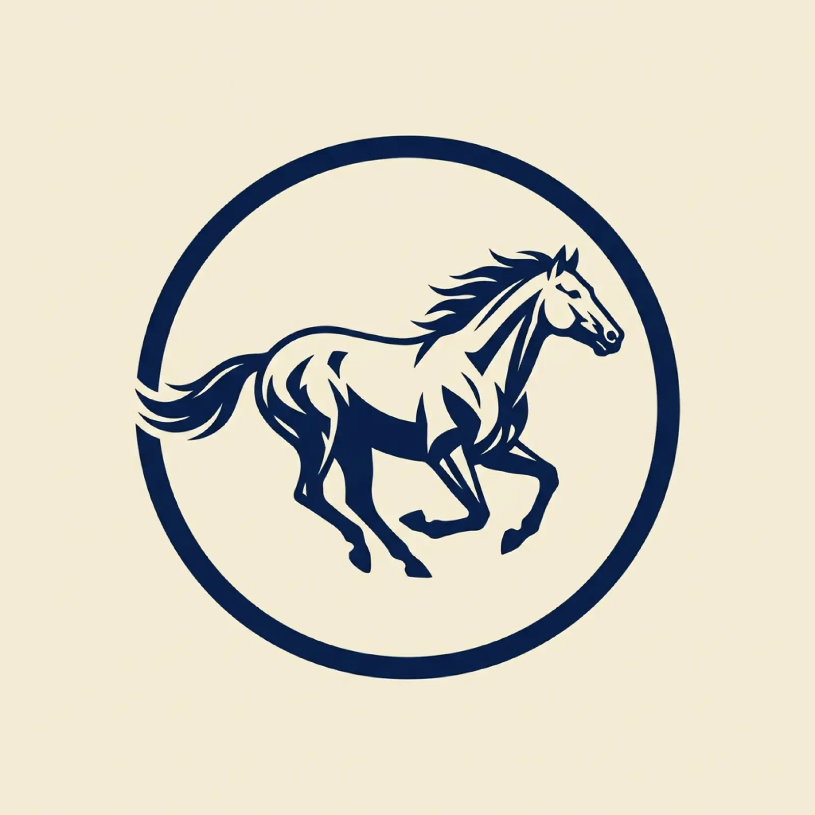 Kentucky state mascot illustration — thoroughbred horse