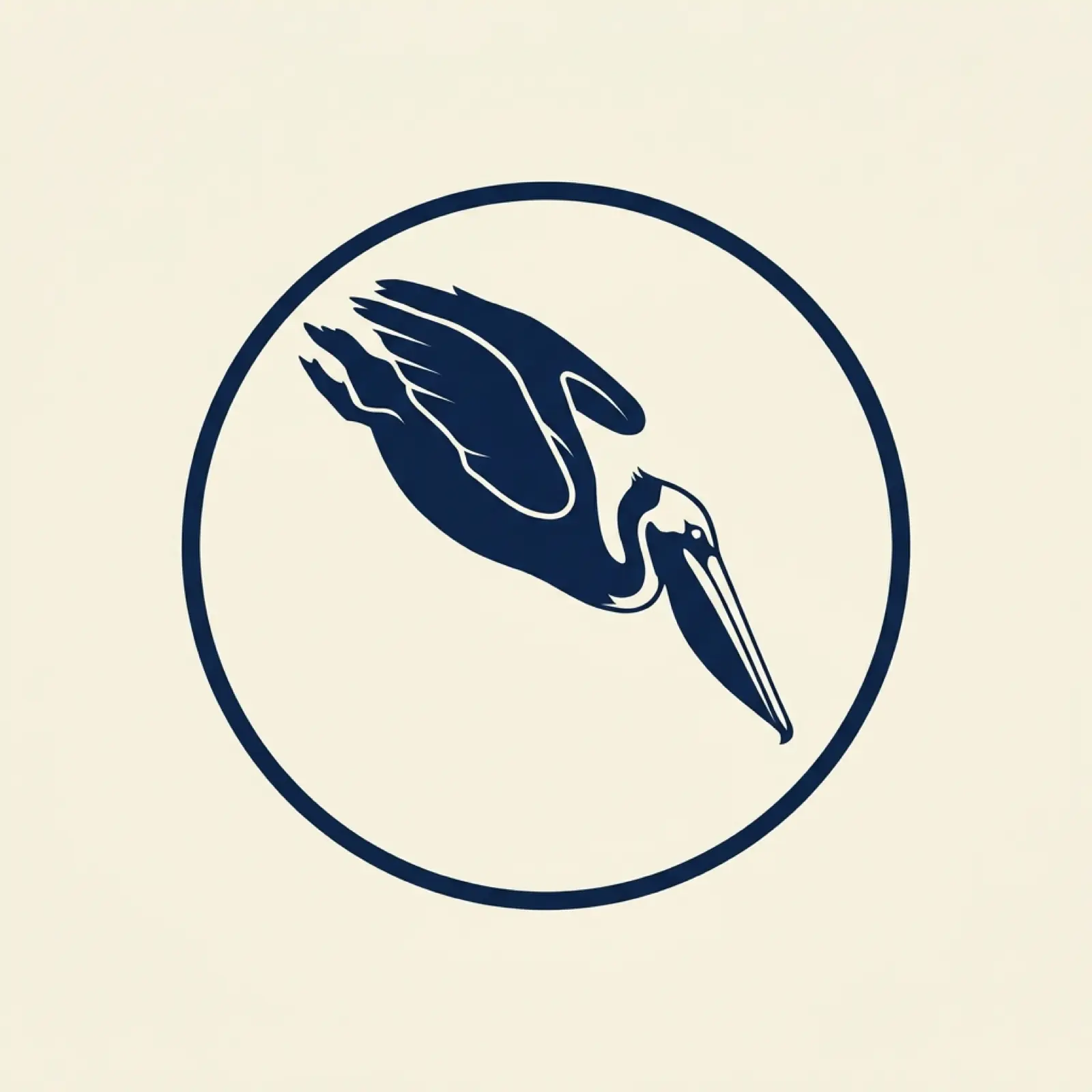 Louisiana state mascot illustration — brown pelican