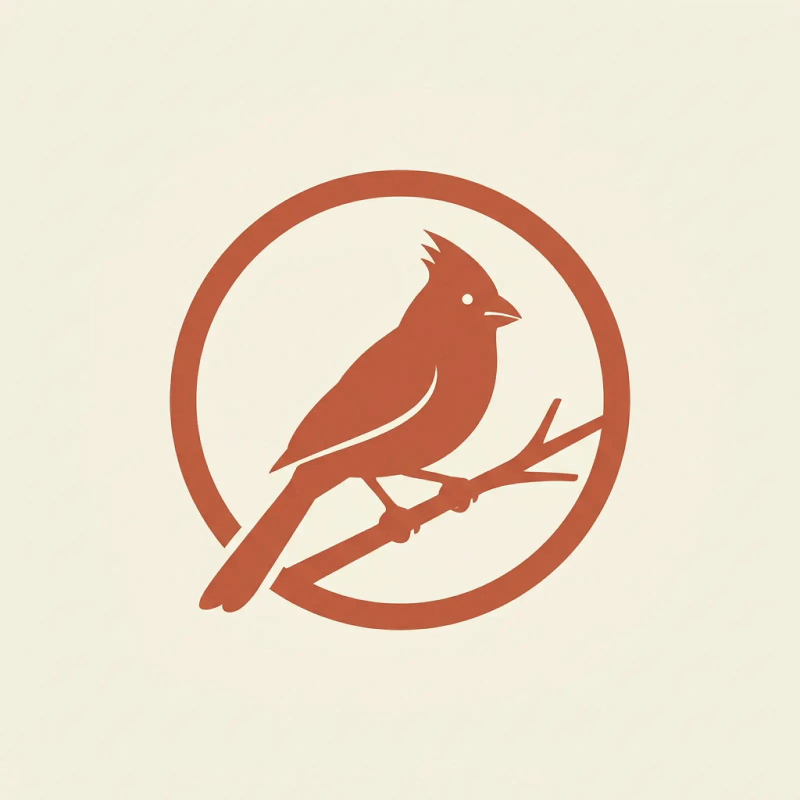 North Carolina state mascot illustration — cardinal