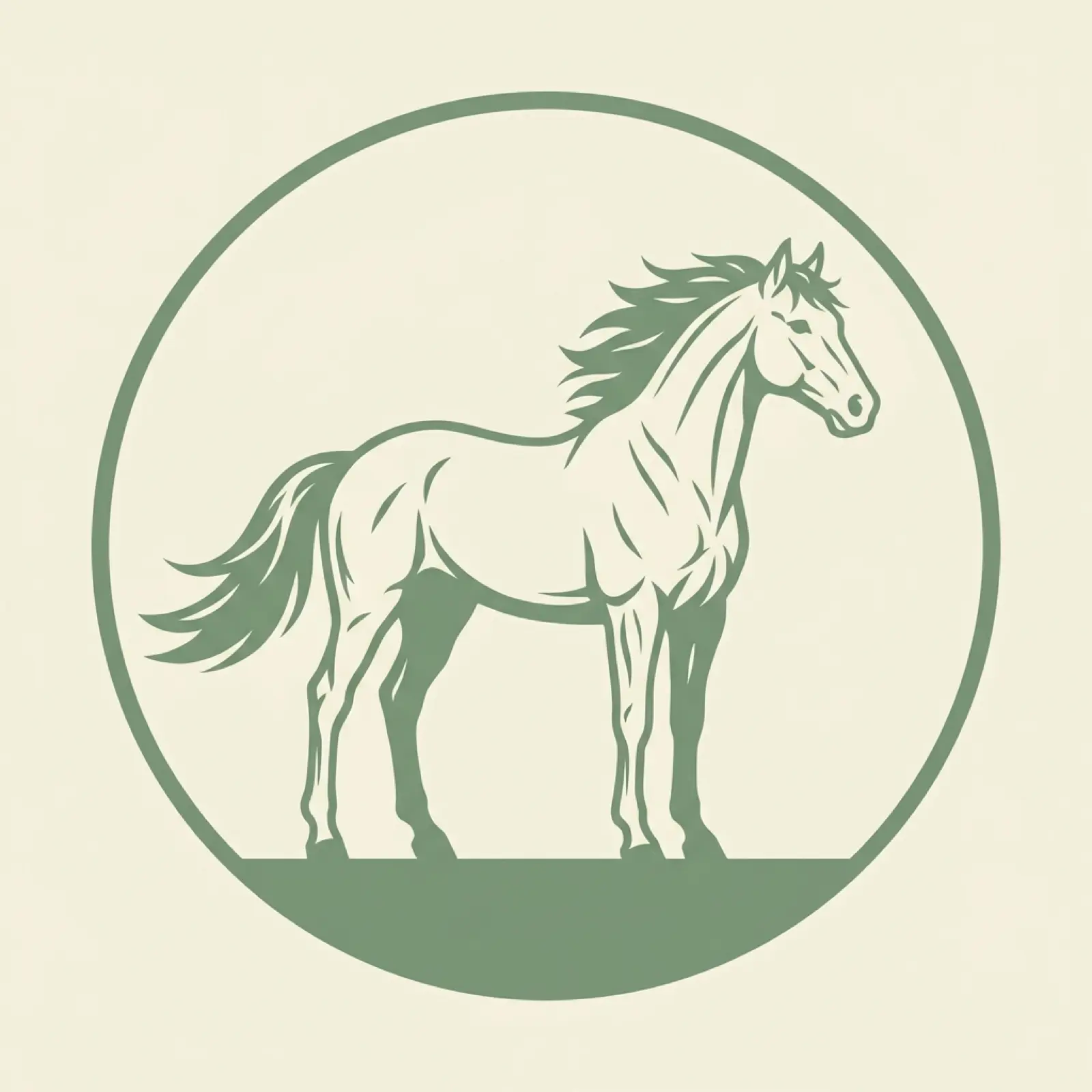 New Jersey state mascot illustration — horse