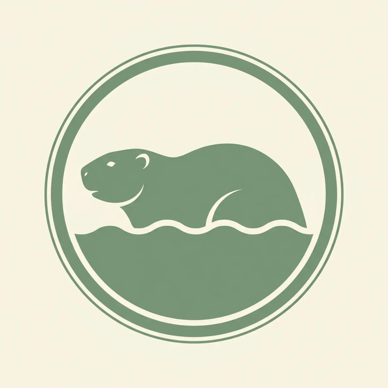 Oregon state mascot illustration — american beaver