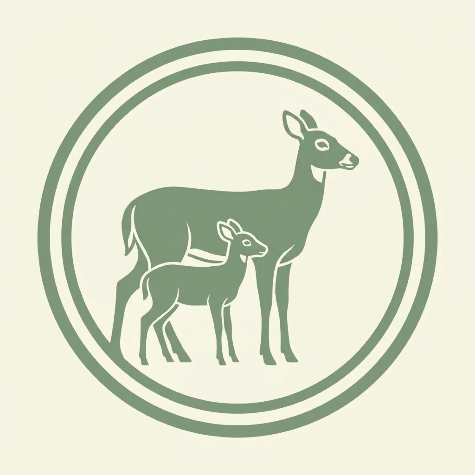 Pennsylvania state mascot illustration — white-tailed deer
