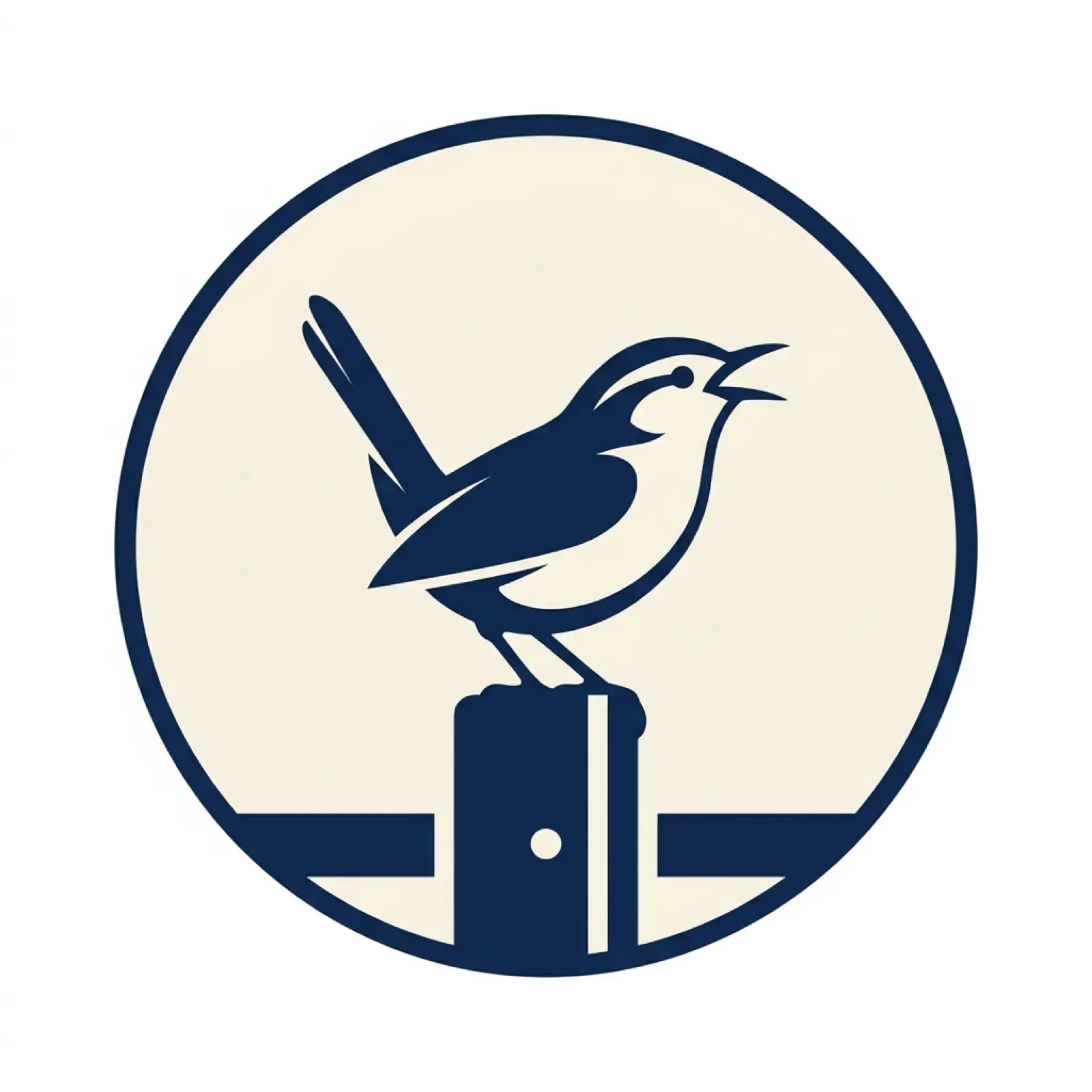 South Carolina state mascot illustration — carolina wren