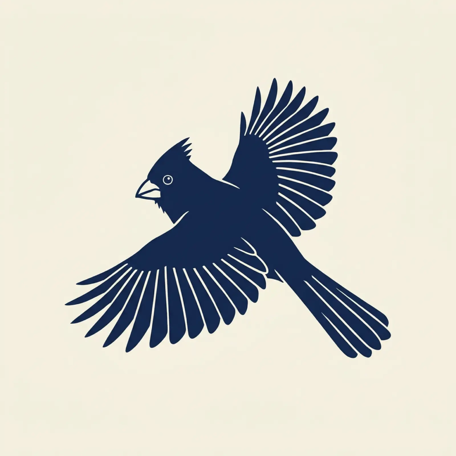 Virginia state mascot illustration — cardinal